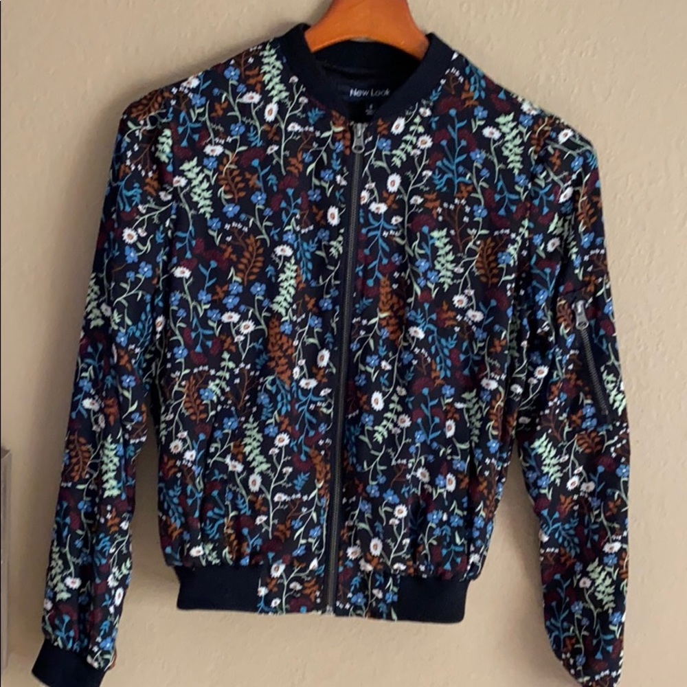 Floral Bomber jacket
